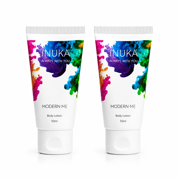 Inuka Modern Me 2 x 50ml Body Wash and Body Lotion Set - Lime for Her