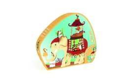 Scratch Europe Contour Puzzle - 36 Pieces Elephant