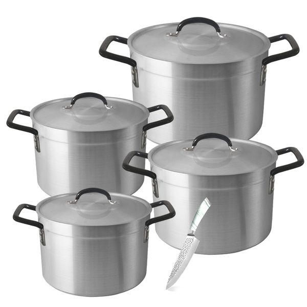 Set of 5 - Hot Selling Pure Aluminum Non-Stick Casserole Pots Set