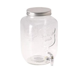 SkyDeals 8L Glass Beverage Dispenser with Tap