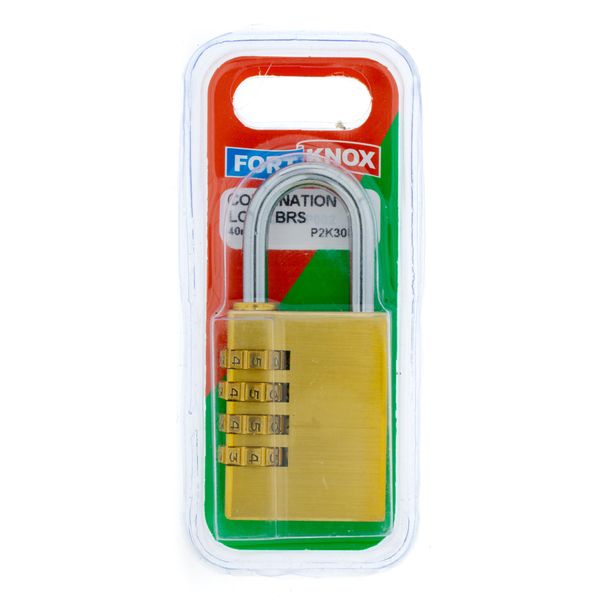 FORT KNOX Combination Padlock Brass 40mm Q:1 P2K30U