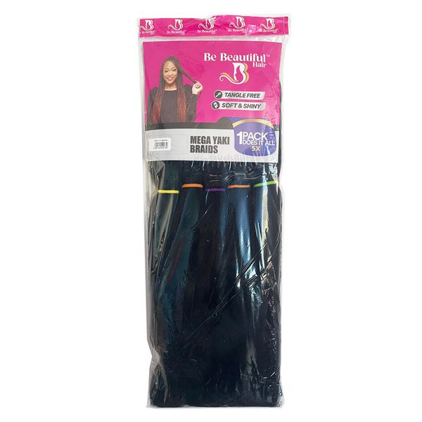 Yaki Braids Mega - Color #1 - 5 Units