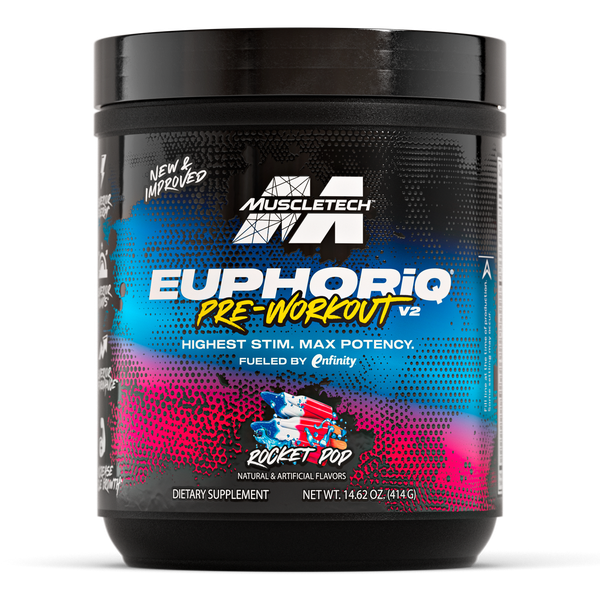 MuscleTech EuphoriQ Pre-workout Rocket Pop - 414g (20 serv)