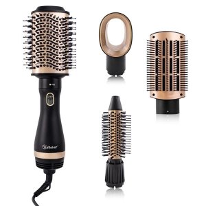 Hot Air Styler 4-in-1 Volumizer Straightener &amp; Comb Hair Dryer Brush Fast