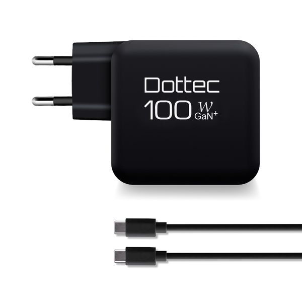 Dottec 100W Dual USB-C Charger | For Apple MacBook &amp; Laptop PC