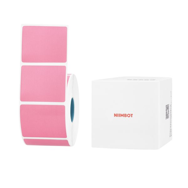 Niimbot - K2 / K3 Only - 50×40mm - 740 Labels - Pink