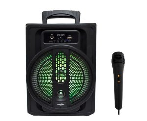Karaoke Set - Wireless Party 8" Speaker and Wired Mic - GTS-1671