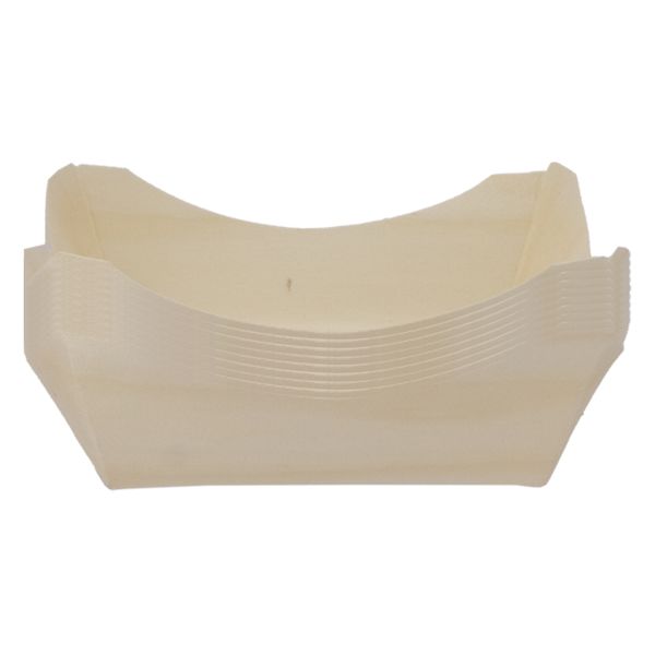 Regent Disposable Wooden Small Square Boats 10pcs, (110x95x35mm)