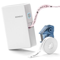 Niimbot - N1 - Bluetooth Satin Ribbon &amp; Label Printer Kit - Pink Ribbon Inc