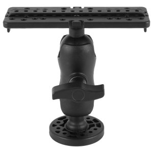 Ball Mount with Fish Finder and Universal Mounting Plate Kayak Accessories