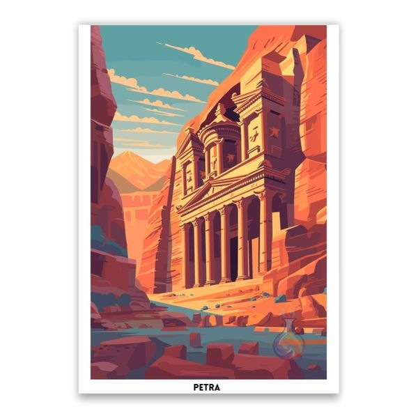 Petra Jordan Poster - A1