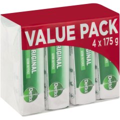 Dettol- Bar Soap Herbal 4 x 175g Pack