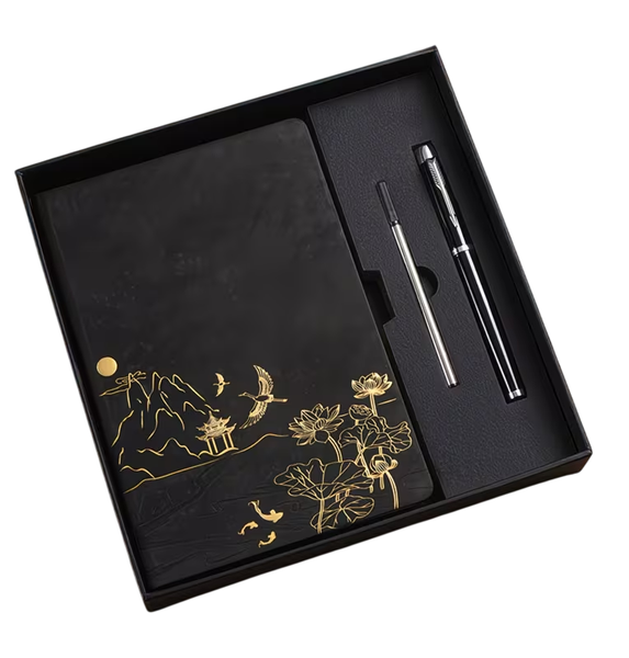 Notebook Pen Ink Cartridge Office Stationary Business Journal Diary Gifting