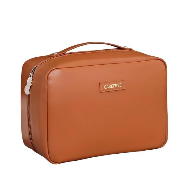 Travel Makeup Bag Portable Cosmetic Organizer with 6 Compartments