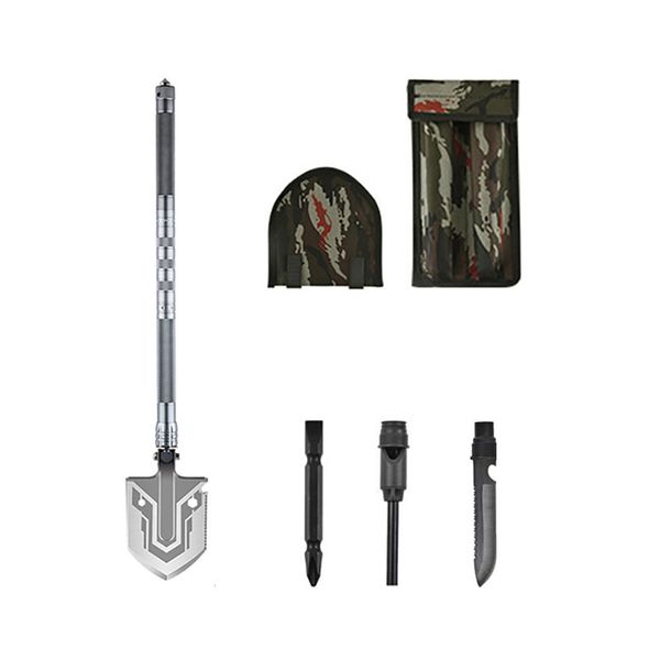 Outdoor Tactical Screw Driver Shovel Survival Shovel Kit Scale Axe Shovel