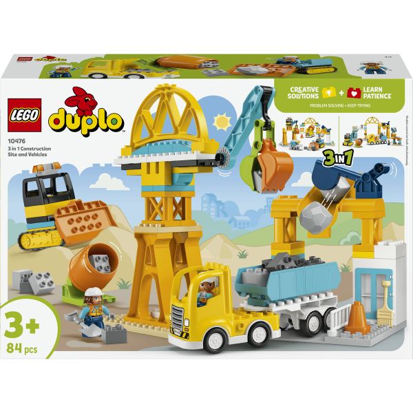 LEGO® DUPLO® Town 3 in 1 Construction Site and Vehicles 10476