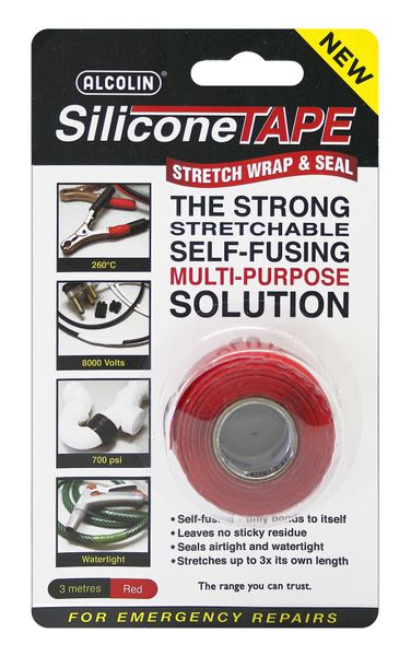Alcolin Silicone Tape Red - 3m