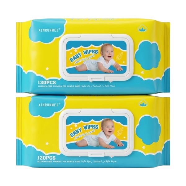 240 pieces Xinrunmei Premium Baby Wipes Gentle all over wipes sensitive