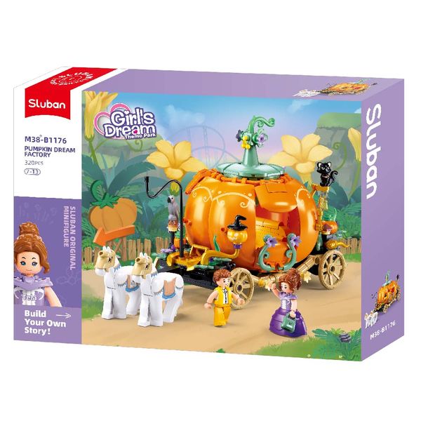Sluban Building Set: Girls Dream - Pumpkin Carriage - 320 Piece
