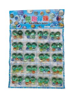 20 Sets of 5 Pieces Marbles Kids Toys Party Packs