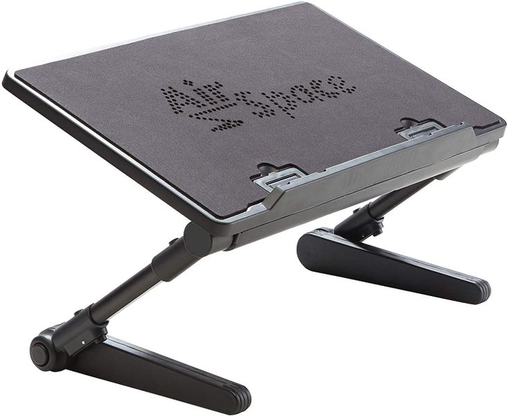 Atttw- Laptop Desk Adjustable Laptop Stand It's Has Built-In Cooling Fan