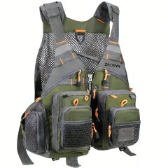 ZELTRYN Sea Fishing Adventure Breathable Multi-Pocket Vest