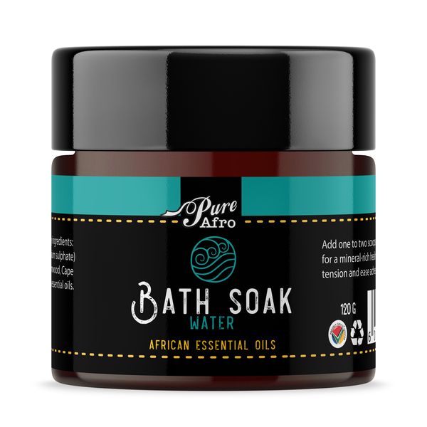 Pure Afro Water Bath Soak - 120g - African Essential Oil Bath Salts