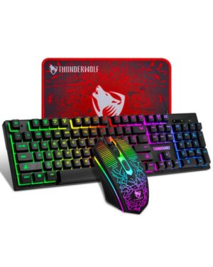 T-Wolf TF31 3-in-1 Gaming Combo Set - Mouse + Keyboard + Gaming Mouse Pad