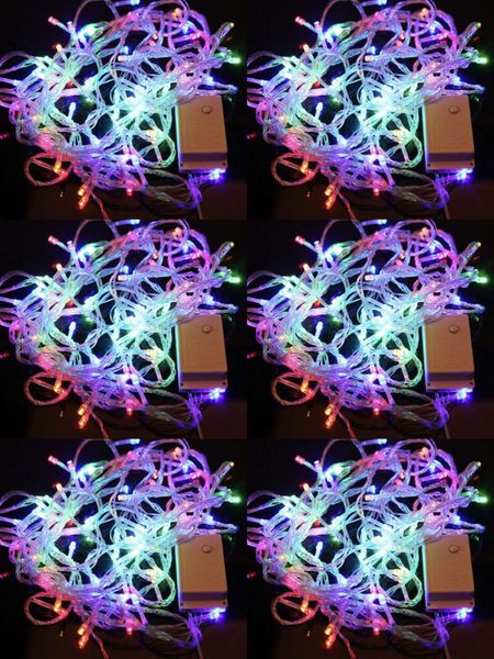 6 Packs 10M Extendable Party Fairy Lights - Multi
