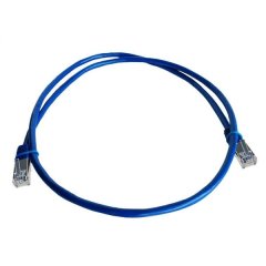 Linkbasic 1 Meter FTP Cat5e Flylead Blue x 8