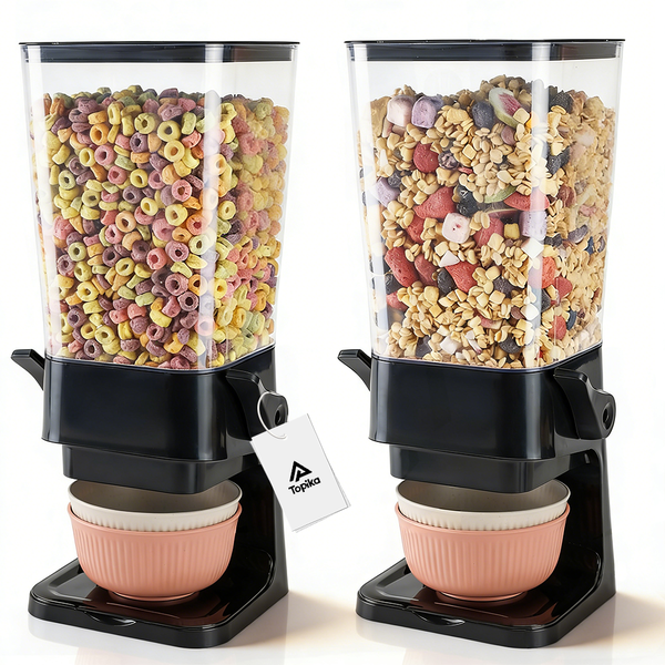 Topika Grain Dispenser Countertop 2 Pcs 5.5L Multifunction Dry food Storage