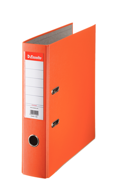 Esselte Lever Arch Polypropylene A4 70mm File - Orange (Box of 10's)