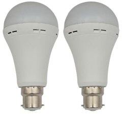 B22 Rechargeble LED Globe 7W - Emergency Light Bulb 2 Pack