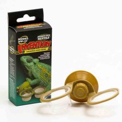 Reptile Hanging Bowl Double Feeder for Geckos and Lizards
