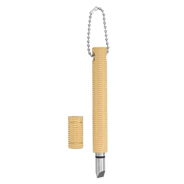 Gold iron groove cleaning tool