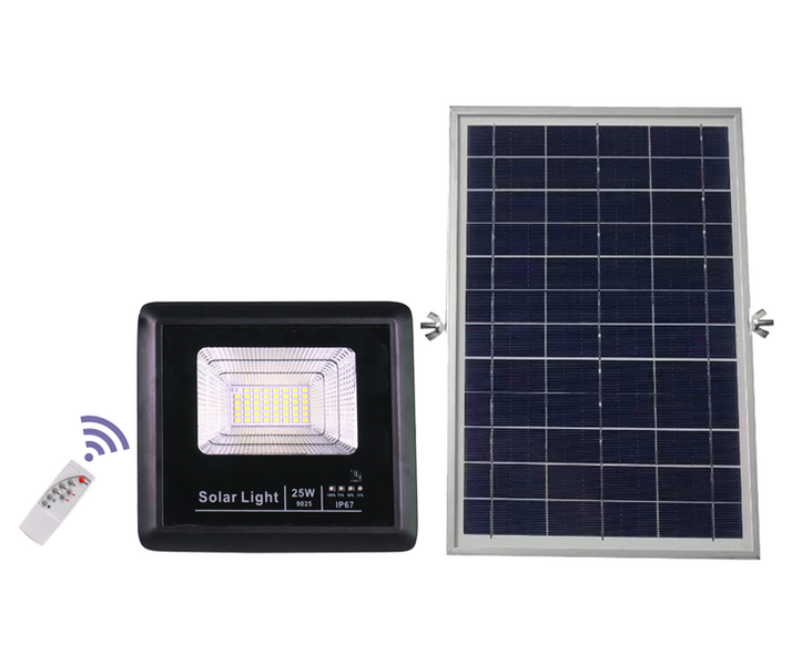 O-Light 25W Solar LED Flood Light With Remote