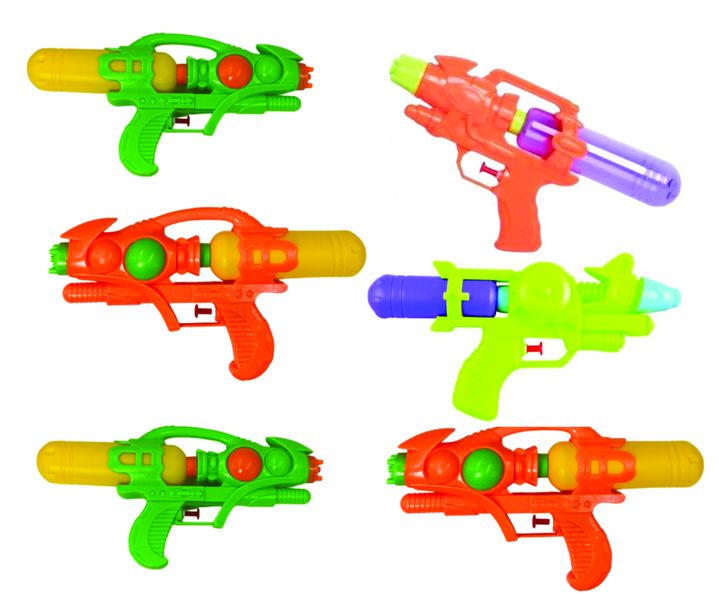 Toy Water Guns - 260mm - 6 Pieces