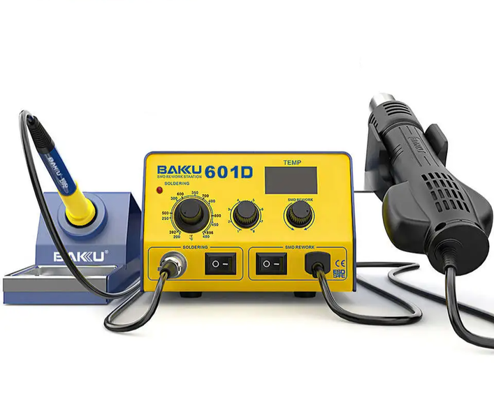 BAKU BK-601D AC 220V LED Display 2 in 1 Soldering Station