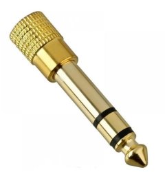 6.5mm Male to 3.5mm Female Audio Adapter Pack Of 100