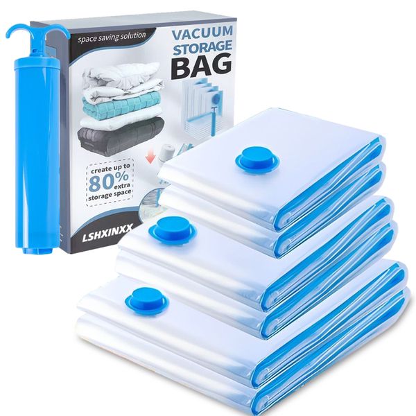 11Pack Vacuum Storage Bags for Clothes, Space Saving Compression Storage