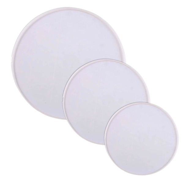 Round Circle Plate, Coaster and Candle Holder Epoxy Resin Mold - Set of 3