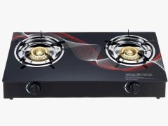 Royal Homeware Glass Top Gas Stove (2 Burners)