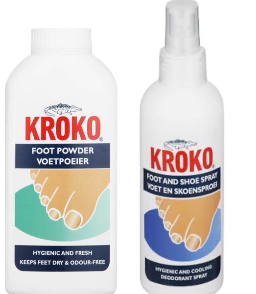 Combo Set - Kroko Foot Powder &amp; Foot &amp; Shoe Odour Spray