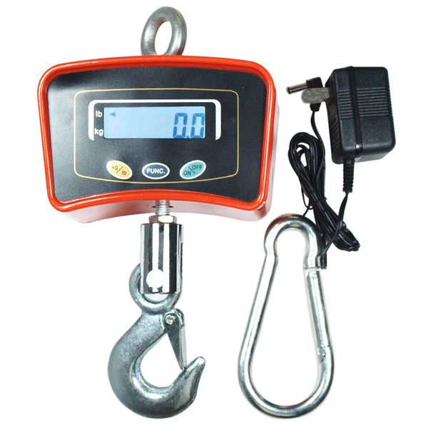 500KG Rechargeable Digital Hanging Crane Scale - Heavy Duty LCD