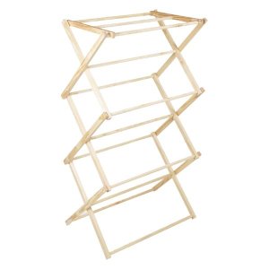 Wooden Foldable Clothes Dryer Indoor Airer Compact Eco Laundry Rack