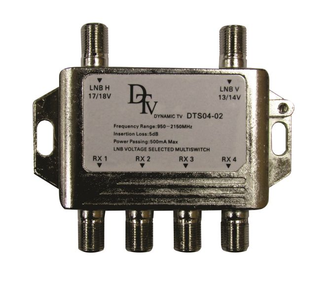 Dynamic TV 2 -in -4 Out Selected Multi-switch ( DTS04-02)