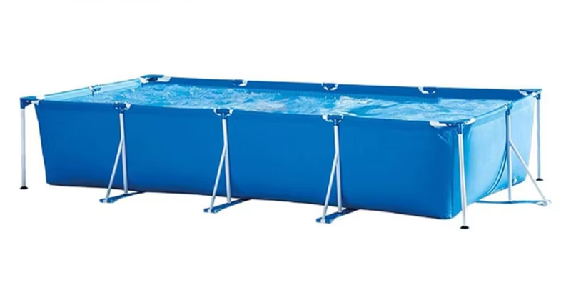 Rectangular Frame Above-Ground Backyard Swimming Pool