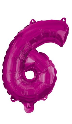 37 Inch Air-Helium Pink Foil Balloon 6