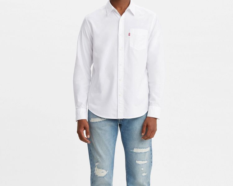 Classic 1 PKT Standard Shirt - White