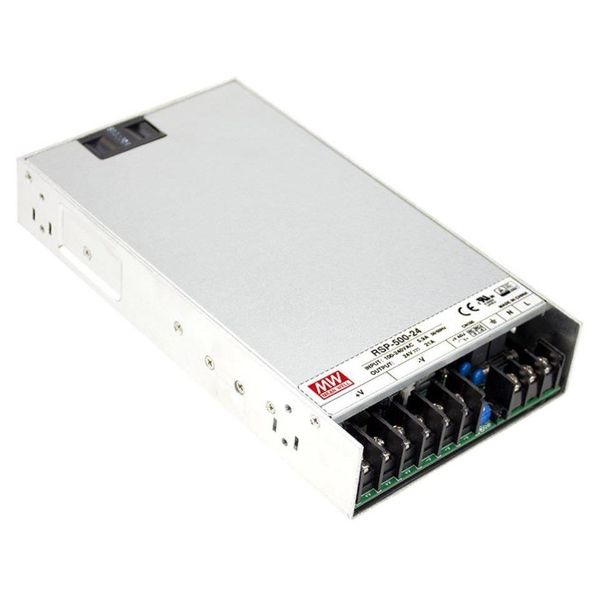 MEAN WELL RSP-500-24 Power Supply 24VDC 21A max.